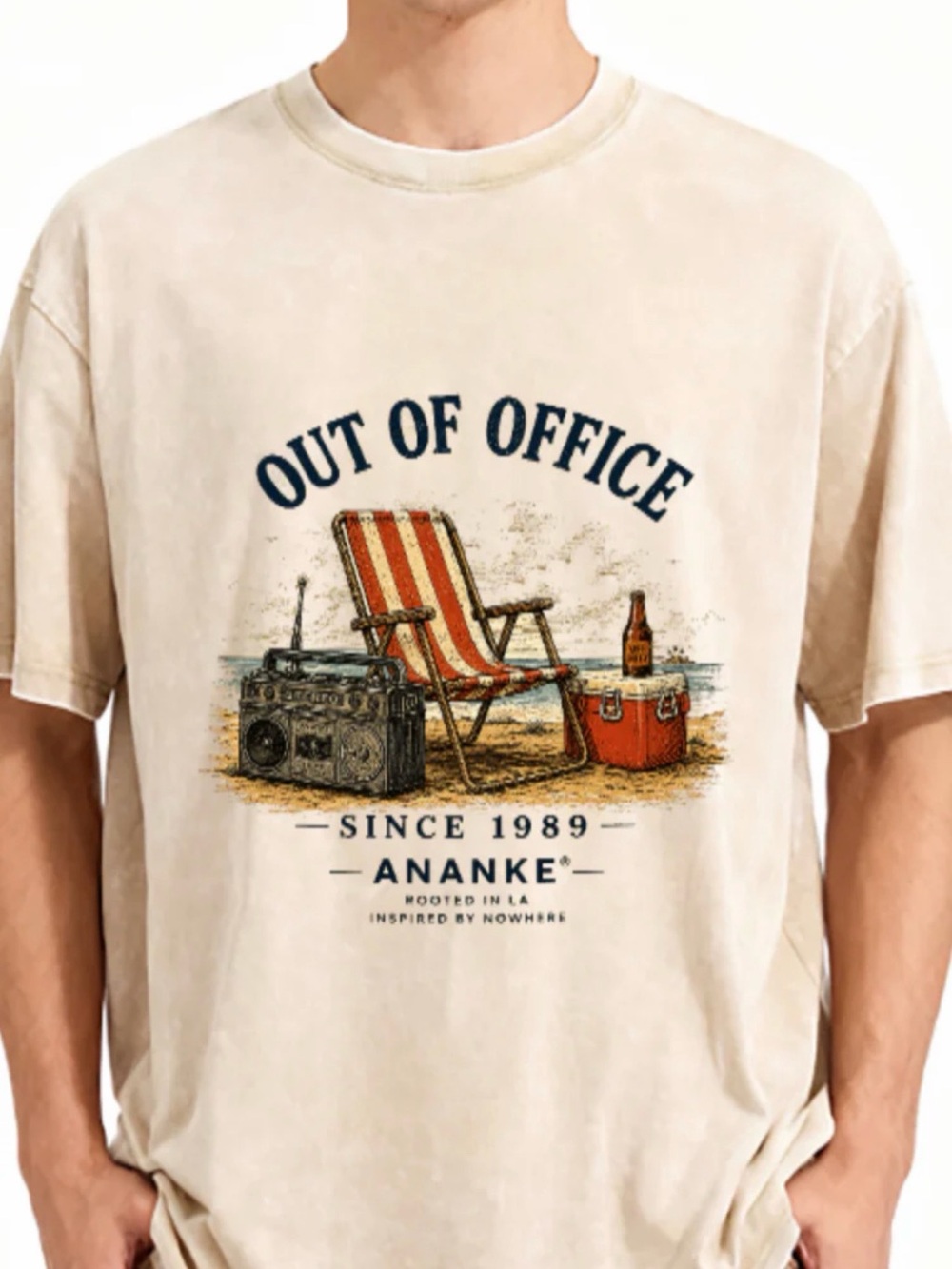 ANANKE "Out of Office" Vintage Wash Tee